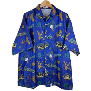 Arizona Diamondbacks All Over Print XL Shirt 25th‎ Anniversary Stadium Giveaway